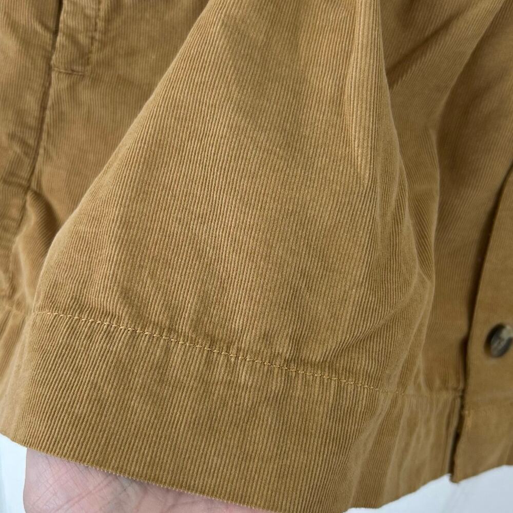 American Eagle Corduroy Mini Skirt Button Front Y2K Boho Women Size 12 - Picture 3 of 8